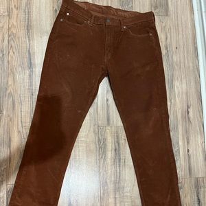Levi’s 511 Rust Corduroys 36 x 32